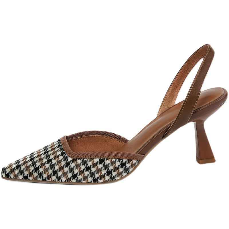 Baotou Sandals Women Stiletto Heel Shoes