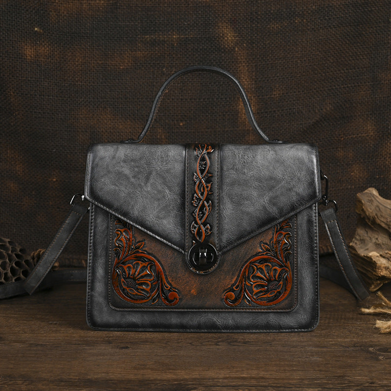 Dual-use Hand-embossed And Rubbed-color Craftsmanship For A Stylish Look by Mirlaine Univers