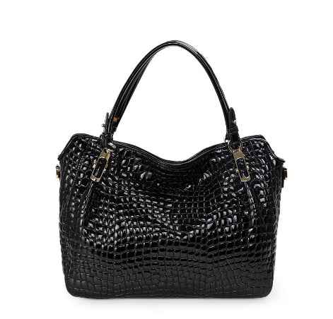Womens Large Genuine Leather Casual Tote Bag