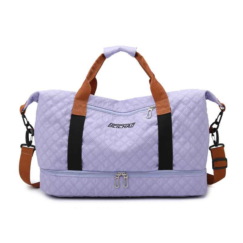 High-Capacity Sports Fitness Carry-On Duffel Bag For Short Trips