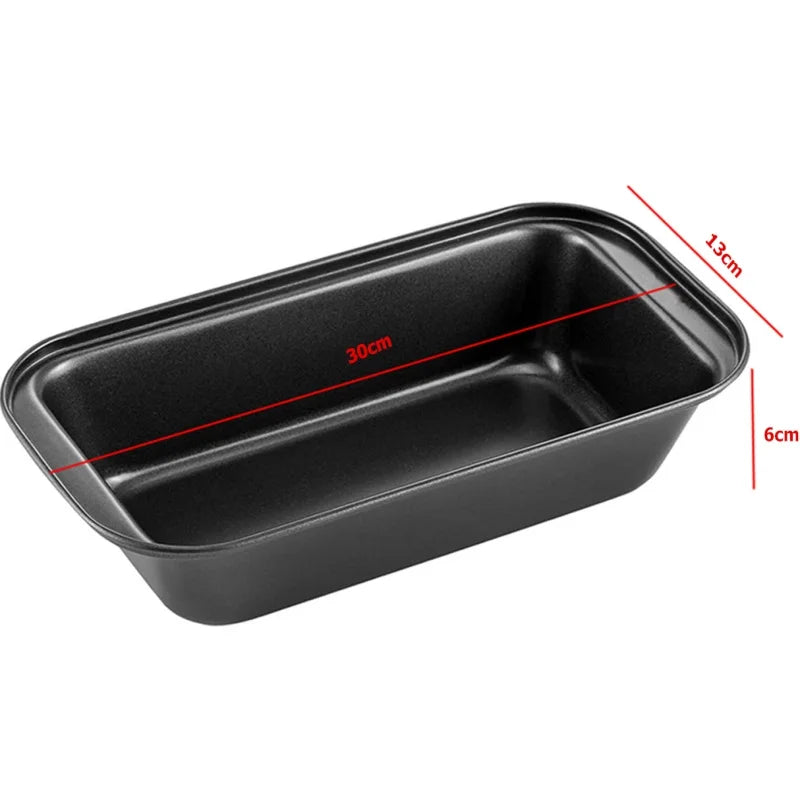 Nonstick Baking Bread Loaf Pan Carbon Steel Toast Bread Pan Tin Kitchen Rectangle Bakeware for Brownies Meatloaf