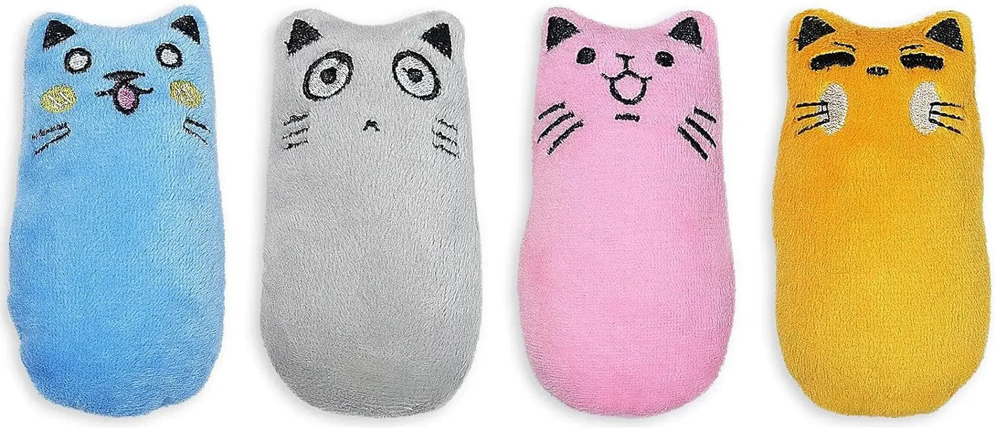 SCGK Cat Toy Catnip Toys Soft Plush Cat Nip Chew Toy for Indoor Cats, Interactive Kitten Pillow Kitty Teething Toys for Cat