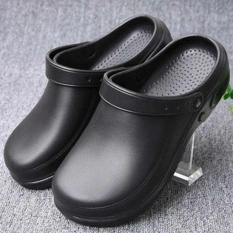 Non-Slip Closed-Toe Operating Room Slippers, Medical Closed-Toe Slippers, Hospital Clogs, Surgical Shoes for Departments, Dual-Use