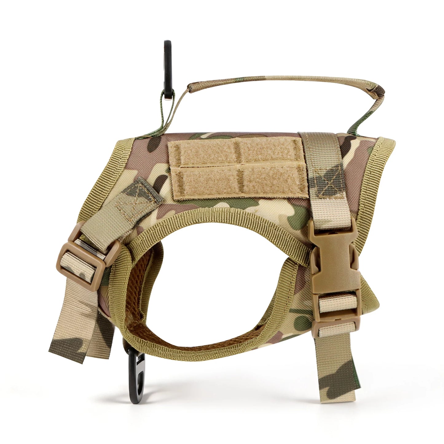 Tactical Cat Harness Vest Escape Proof Adjustable Military Cat Vest With Handle For Outdoor Walking Training