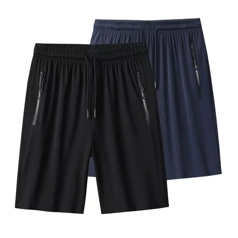 Men's shorts sports ice silk quick-drying summer large size casual pants loose unisex outdoor running