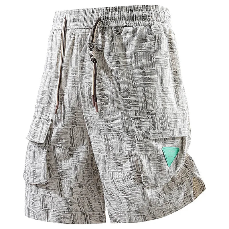 Plus Size 7XL 8XL High street Summer men's casual cargo Shorts hommes Gym Outwear bermudas masculina running shorts Men clothes