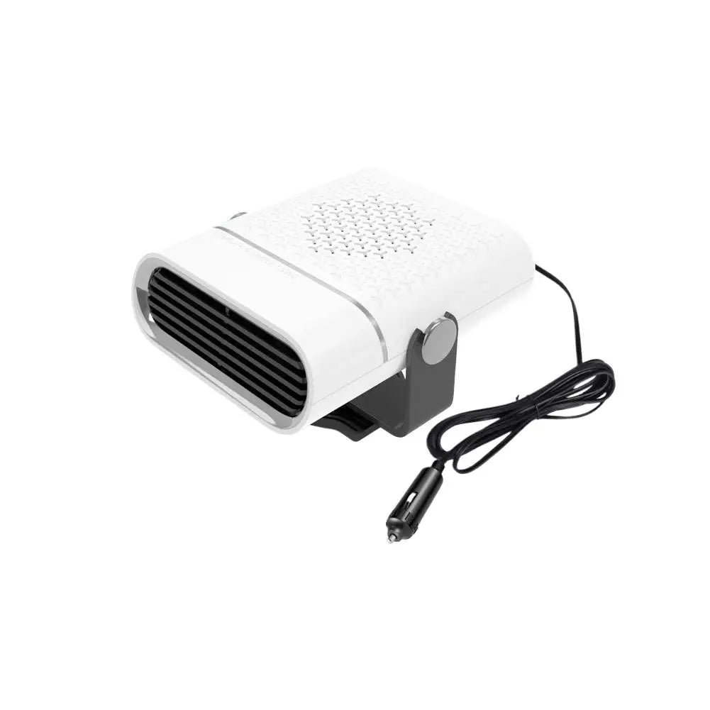 12V 120W Portable Car Heater, Fast Heating & Cooling Fan with 360° Rotation, Defogger Defroster, Cigarette Lighter Plug-in