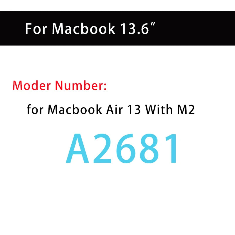 HD Screen Protector For MacBook Pro 14 M1 M2 Pro Max Air 13 15 16 Clear Laptop Soft Film