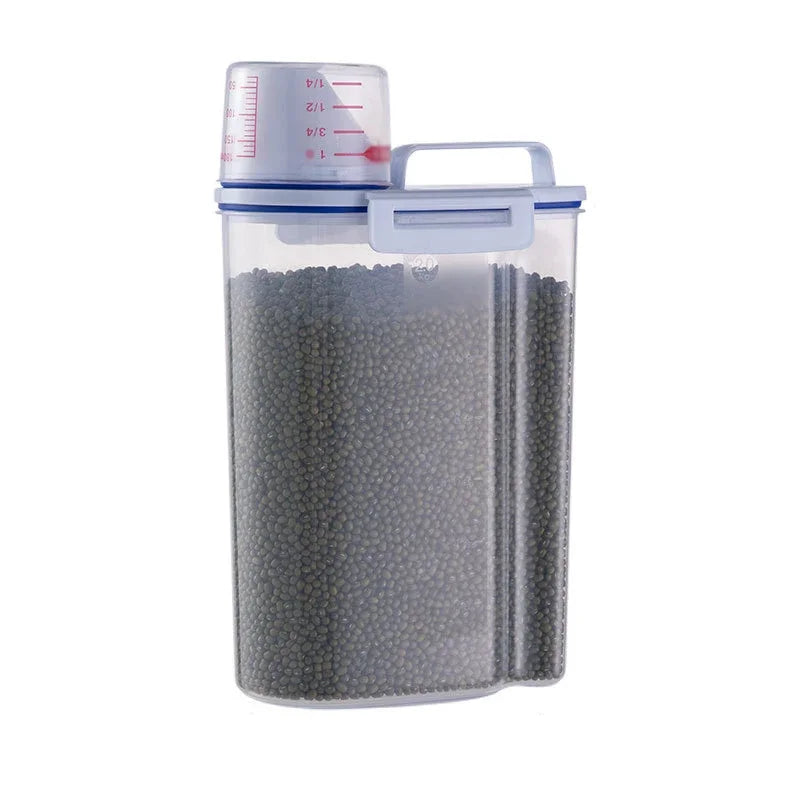 Premium Airtight Pet Food Storage Container, Large Capacity & Easy Clean, Durable Stylish Design for Dogs & Cats