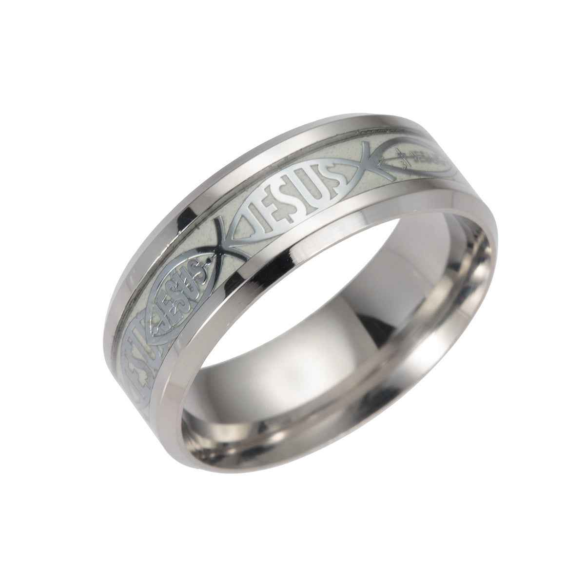 Simple Stainless Steel Easter Ring Gift Jewelry