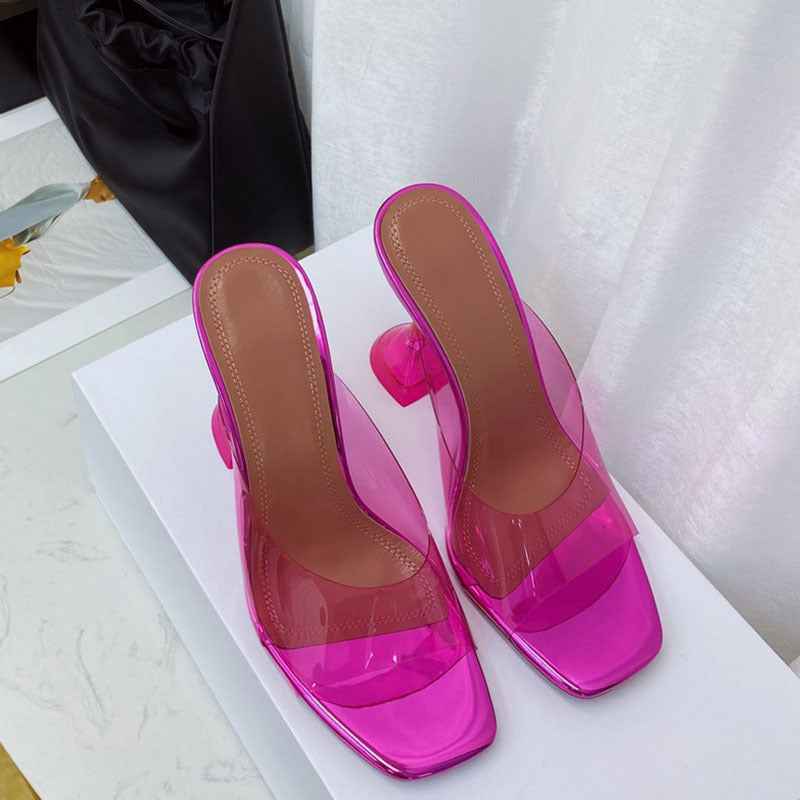 Stiletto Crystal High Heels Women Toe Sandals