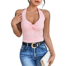 Summer New Halter Neck Twisted Deep V-Neck Sleeveless Womens Top by Mirlaine Univers Summer New Halter Neck Twisted Deep V-Neck Sleeveless Womens Top Mirlaine Univers summer-new-halter-neck-twisted-deep-v-neck-sleeveless-womens-top 0 Summer New Halter Neck Twisted Deep V-Neck Sleeveless Womens Top Mirlaine Univers Summer New Halter Neck Twisted Deep V-Neck Sleeveless Womens Top
