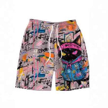 Mens 3D Graffiti Swim Shorts