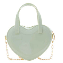 Fashionable Jelly Heart Mini Shoulder Crossbody Bag For Women