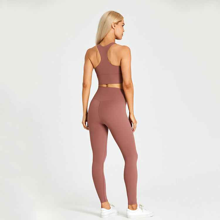 Sports Outerwear Running Fitness Skin-friendly Nude Feel Brushed Yoga Suit For Women