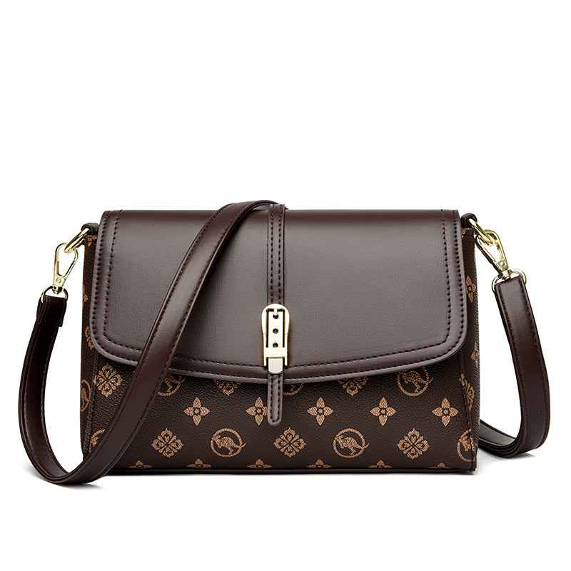 Womens Printed High-Capacity Shoulder Bag