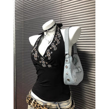 Niche Black V-Neck Embroidered Halter Backless Sophisticated Vintage Top by Mirlaine Univers Niche Black V-Neck Embroidered Halter Backless Sophisticated Vintage Top Mirlaine Univers niche-black-v-neck-embroidered-halter-backless-sophisticated-vintage-top 0 Niche Black V-Neck Embroidered Halter Backless Sophisticated Vintage Top Mirlaine Univers Niche Black V-Neck Embroidered Halter Backless Sophisticated Vintage Top