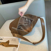 Womens Elegant Matte Leather Crossbody Shoulder Bag