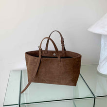 New Autumnwinter Tote Bag In Suede With A Large Capacity