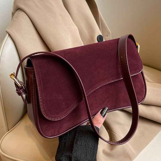 Retro Matte Shoulder Bag For Women
