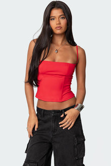 Sleeveless Slim-fit Outerwear Top For Women by Mirlaine Univers Sleeveless Slim-fit Outerwear Top For Women Mirlaine Univers sleeveless-slim-fit-outerwear-top-for-women 0 Sleeveless Slim-fit Outerwear Top For Women Mirlaine Univers Sleeveless Slim-fit Outerwear Top For Women