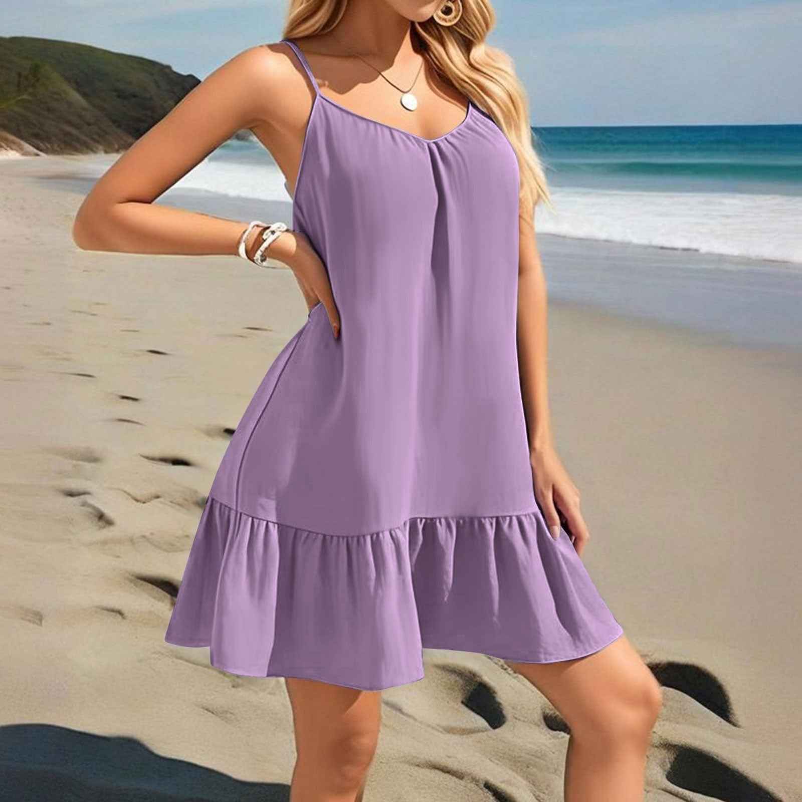 Strapless Solid-color Elegant Dress