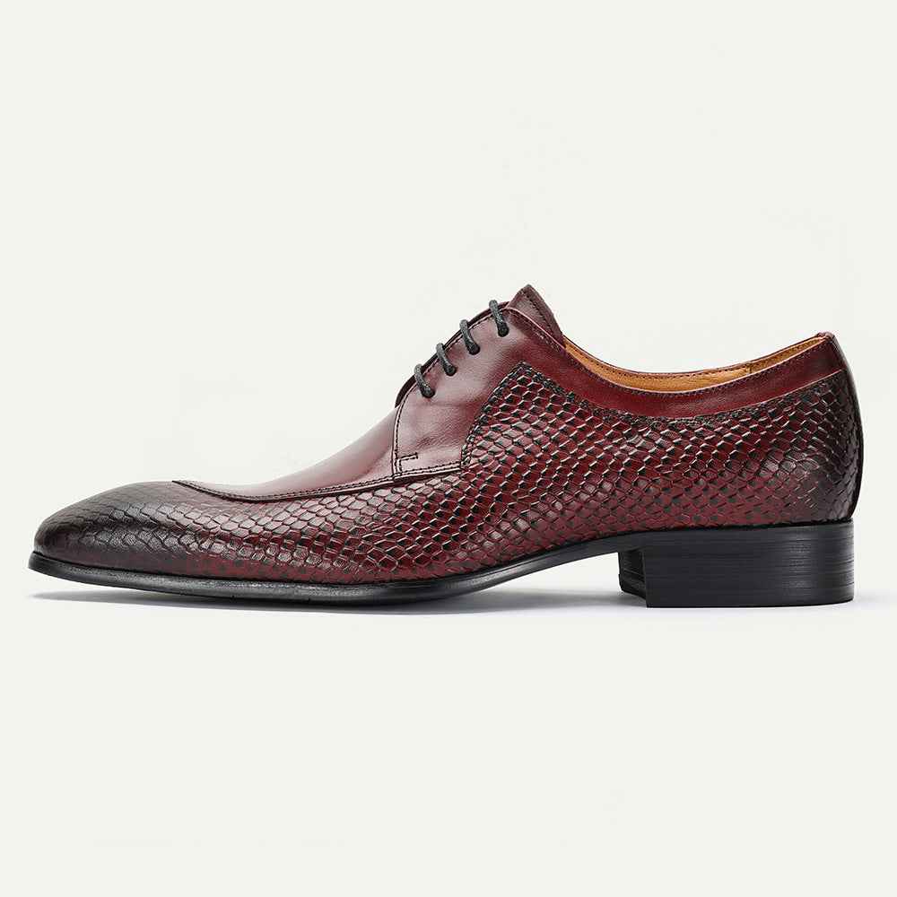 Pointed-toe Four-season Men's Business Casual Leather Shoes