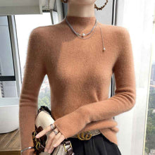 Half Turtleneck Cashmere Slim Top Sweaters Bottoming Shirt