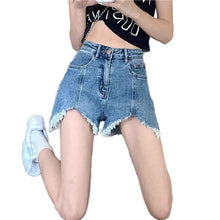 Mens Lightweight Summer Cropped Denim Shorts
