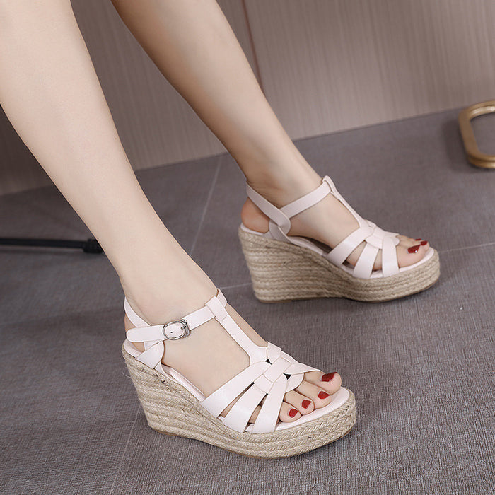 Women's Inner Heightening Platform Roman Shoes