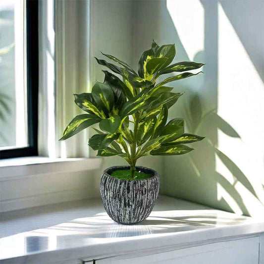 Artificial Green Plant Monstera Fake Flower Supermarket Feel