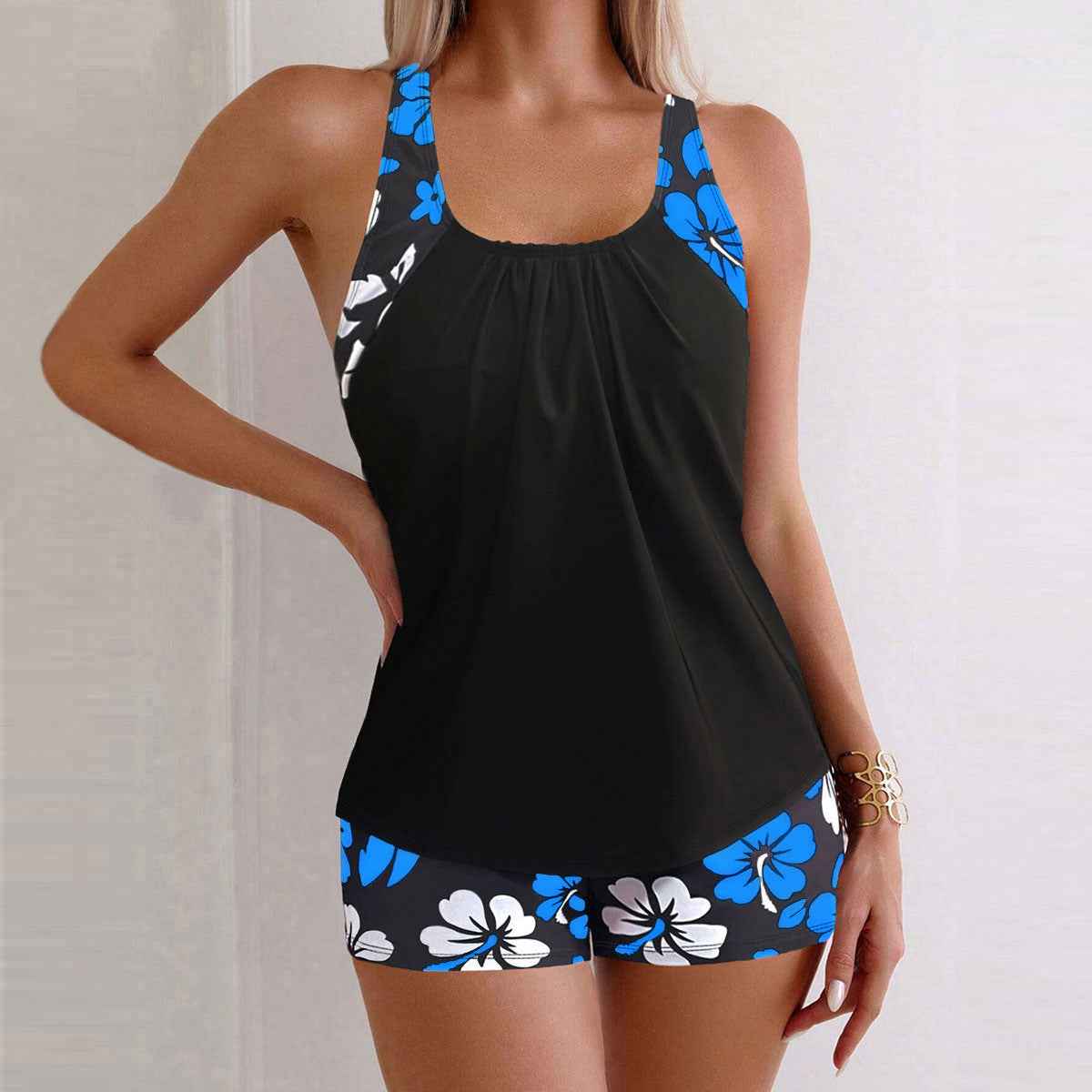 Women's Loose Halter Two-Piece Swimsuit