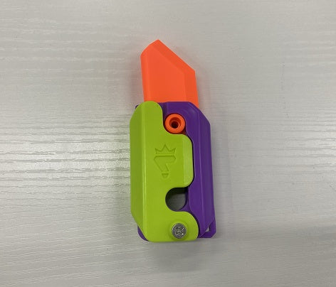 3D Printing Gravity Cub Jumping Small Radish Knife Mini Model Student Prize Pendant Decompression Toy For Children Gift by Mirlaine Univers