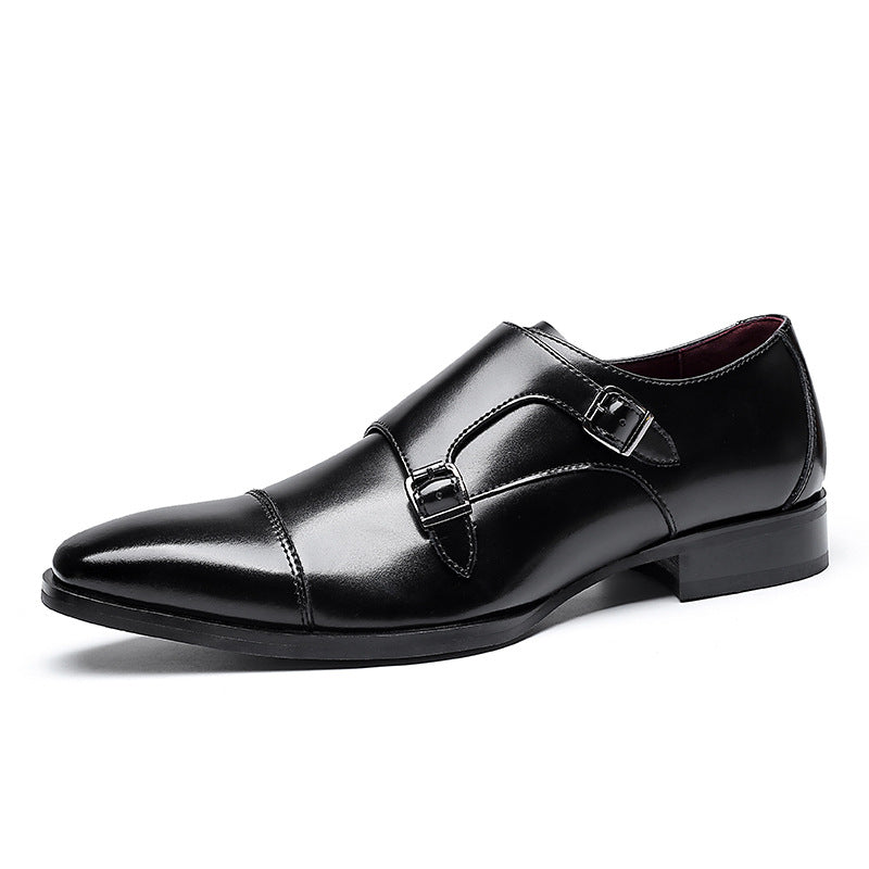 Casual Leather Shoes Men's Leather Business Gentleman British Style by Mirlaine Univers