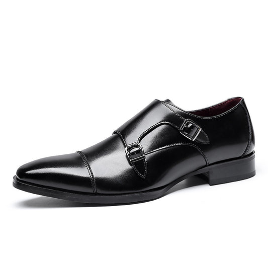 Casual Leather Shoes Men's Leather Business Gentleman British Style by Mirlaine Univers