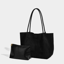 Large-Capacity Retro Suede Shoulder And Handbag Set