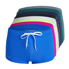 Men's Lace Nylon Low Waist Boxer Swimming Trunks Hot Spring Beach Pants