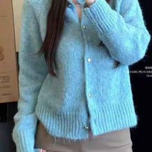 Sweet Loose-Fitting Slimming Round-Neck Knitted Top For Women