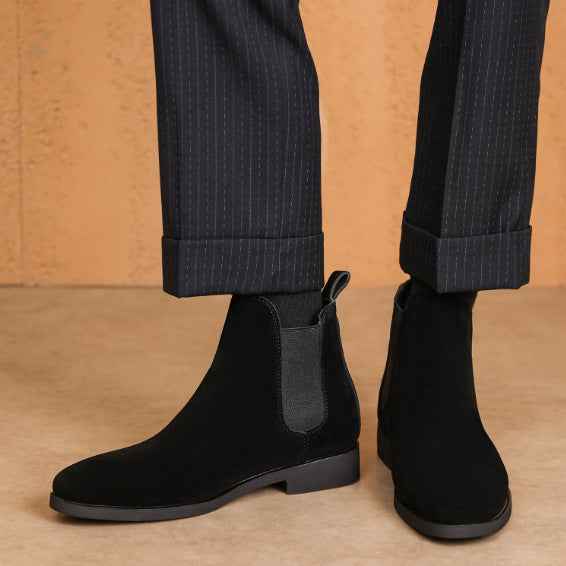 British Casual Stretch Lace-up Men's Shoes
