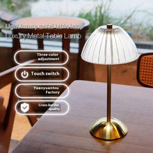 Metal Vintage Ornament Table Lamp Simple Night Light