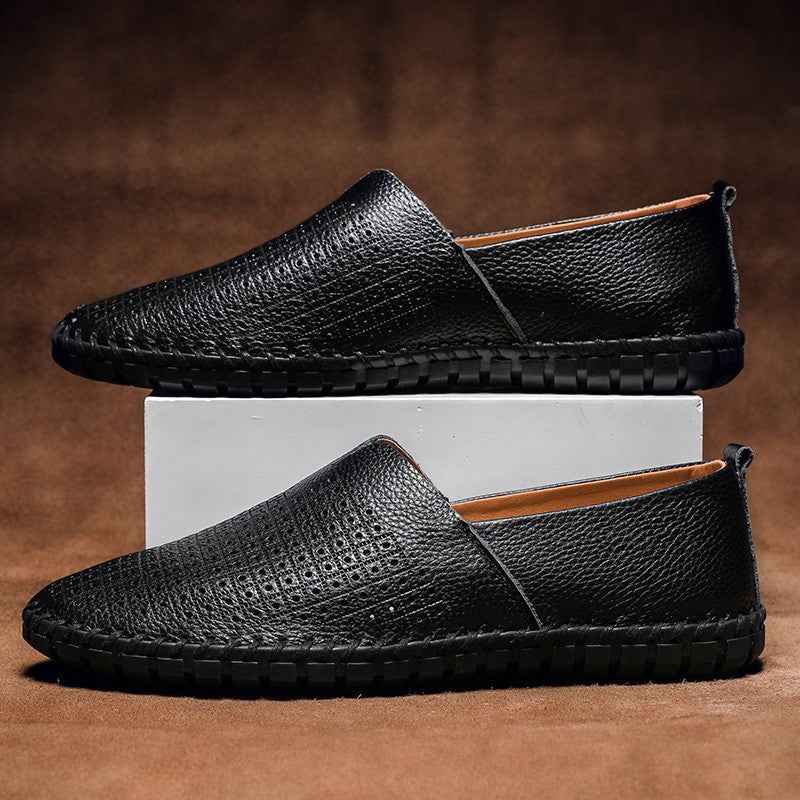 Men's Casual Trendy Slip-on Low-top Breathable Driving Shoes