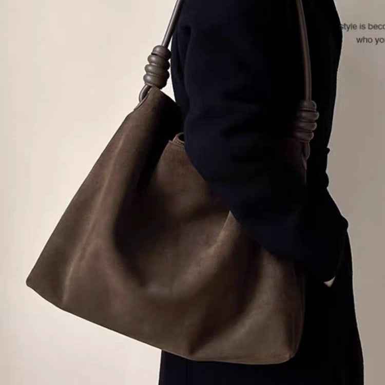 Large Capacity Commuter Shoulder Bag For Fall And Winter