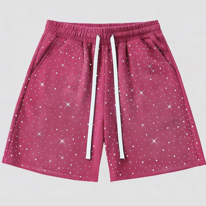 Shorts droits décontractés style urbain tendance unisexe