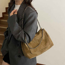 Womens High End High Capacity Suede Crossbody Tote For Work