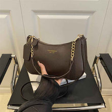 Fashionable Solid-Color Womens Shoulder Crossbody Bag