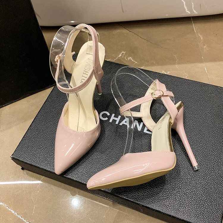 European And American Ankle-strap Buckle Sandals Women