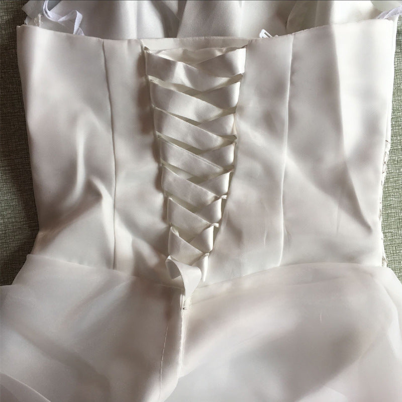 New Bustier Korean Princess Thin Wedding Dress by Mirlaine Univers