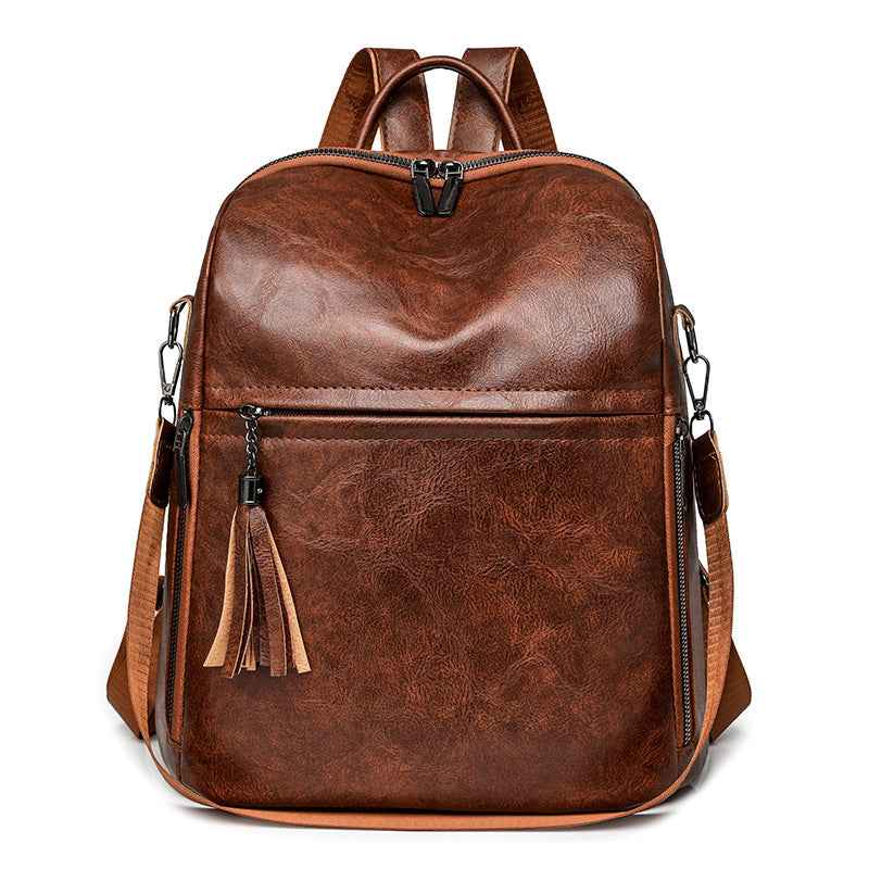 Classic Womens Backpack New Vintage Casual Style For International Trade