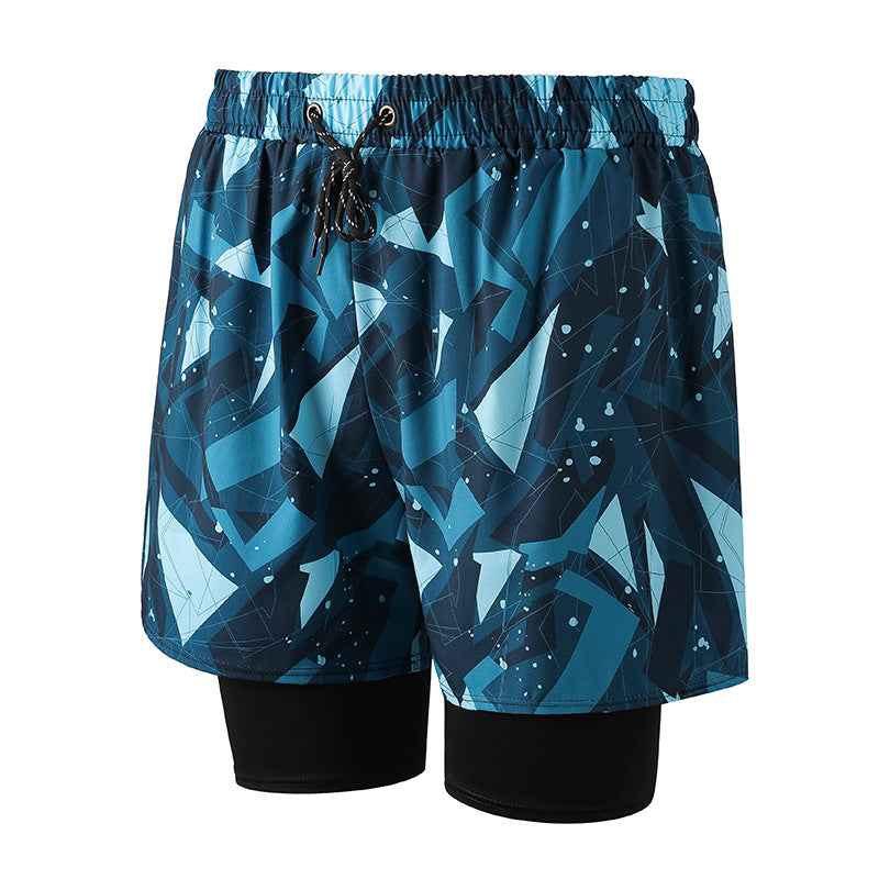 Anti-embarrassment Men's Swimming Trunks