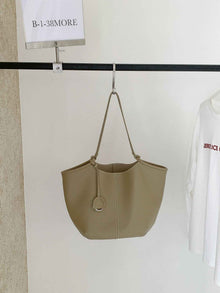 High Capacity Solid Color Versatile Womens Tote And Shoulder Bag